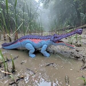 Jurassic World Primal Attack Massive Biters Sarcosuchus Dinosaur Action Figure